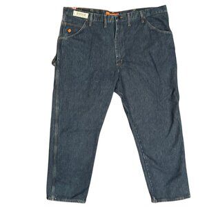 Wrangler FR Riggs Workwear Flame-Resistant Denim Jeans 44X32 Blue Cotton Mens Wo